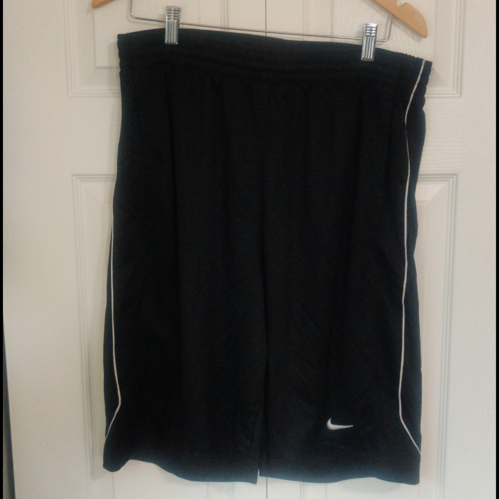 Large Black Nike Shorts